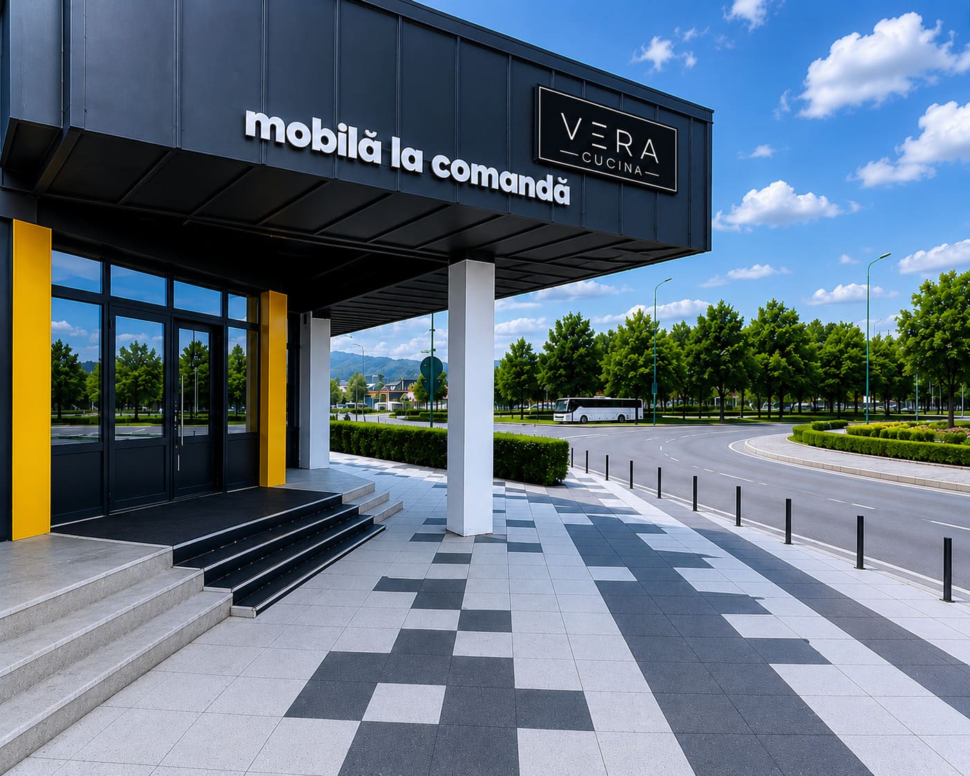 Showroom Brașov — fațadă 2